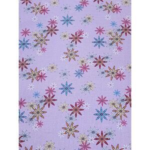 QT Fabrics FABRIC Purple Flowers 2 Yards